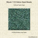 Teal Miyuki Seed Beads