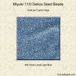 Blue Miyuki Seed Beads