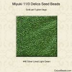 Green Miyuki Seed Beads