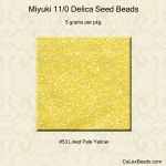 Yellow Miyuki Seed Beads