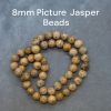 Gemstone:8mm Round, Picture Jasper [16" Strand]