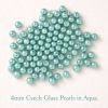 Pearl Beads 4mm:Aqua [100]