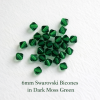 Swarovski 5328:6mm Dark Moss Green [20]
