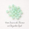 Swarovski 5328:4mm Chrysolite Opal [20]
