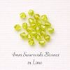 Swarovski 5328:4mm Lime [20]