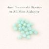 Swarovski 5328:4mm Mint Alabaster, AB [20]