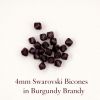 Swarovski 5328:4mm Burgundy Brandy [20]