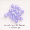 Swarovski 5328:6mm Violet Opal [20]