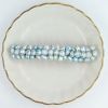 Barrettes:Limited Edition, Fresh Water Pearl Baby Blue 3" [ea]