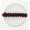 Barrettes:Bubbles, Ruby Frosted 4" [ea]