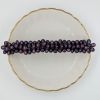 Barrettes:Limited Edition, Fresh Water Pearl Eggplant 4" [ea]