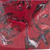 Square Painting 8x8:Crimson Lightning