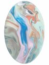 Oval Painting 12x8:Coastal Whisper