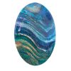 Oval Painting 12x8:Ocean Currents
