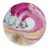 Round Painting 6x6:Pink Wave